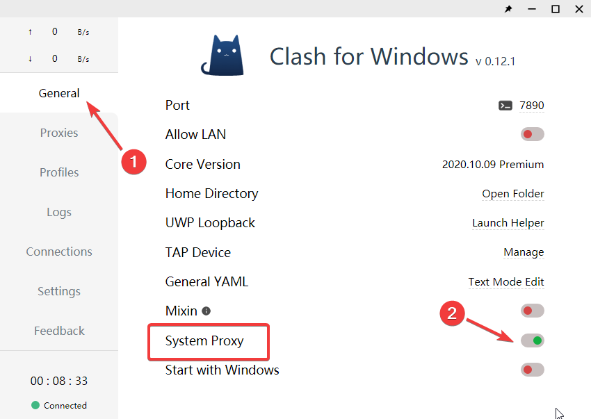 快柠檬Windows第三方客户端Clash教程步骤6